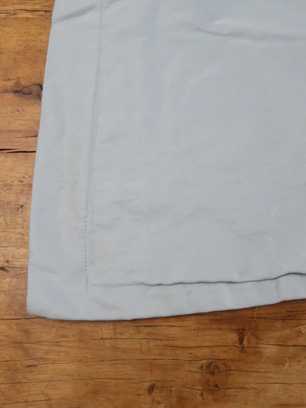 CITY FURNITURE REST & RENEW BLUE ORGANIC COTTON KING SHAM SET 2 PIECES